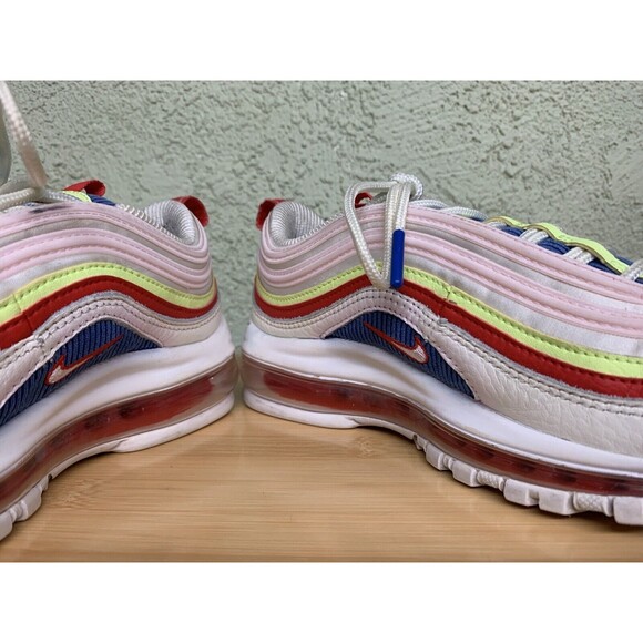 Nike Air Max 97 SE Panache AQ4137-101 Arctic Pink Volt Glow Size 5.5 Woman’s - Picture 5 of 11